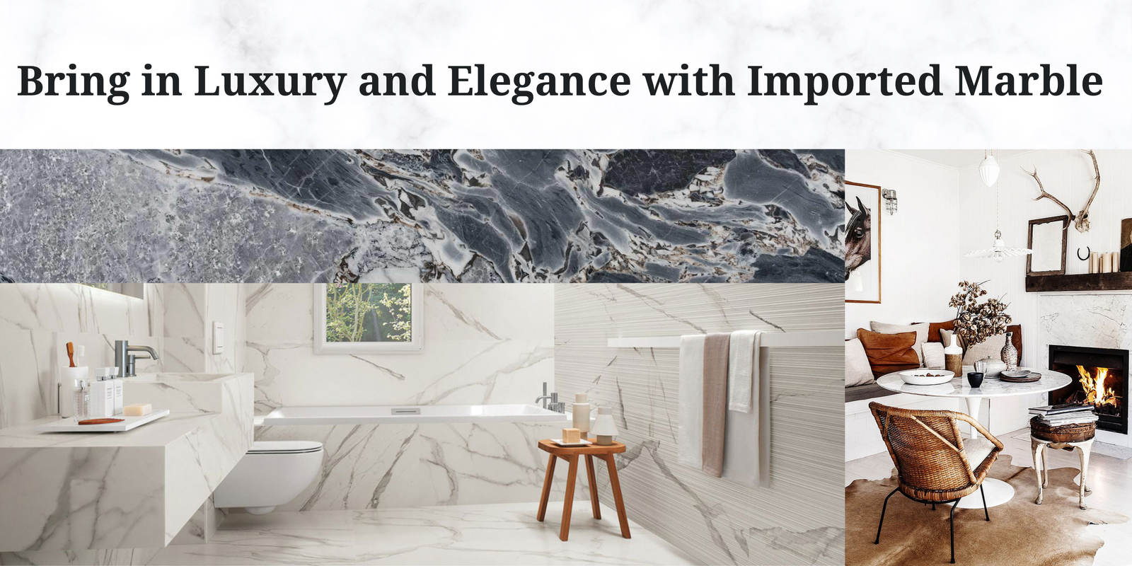 Bring in Luxury and Elegance with Imported Marble