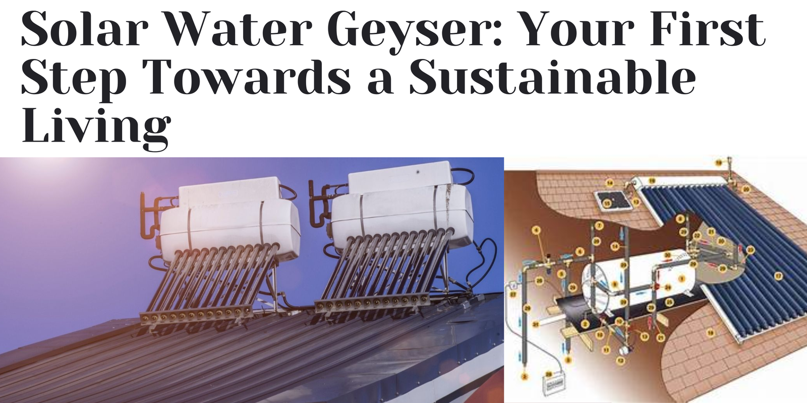 Solar Water Geyser: Your First Step Towards a Sustainable Living